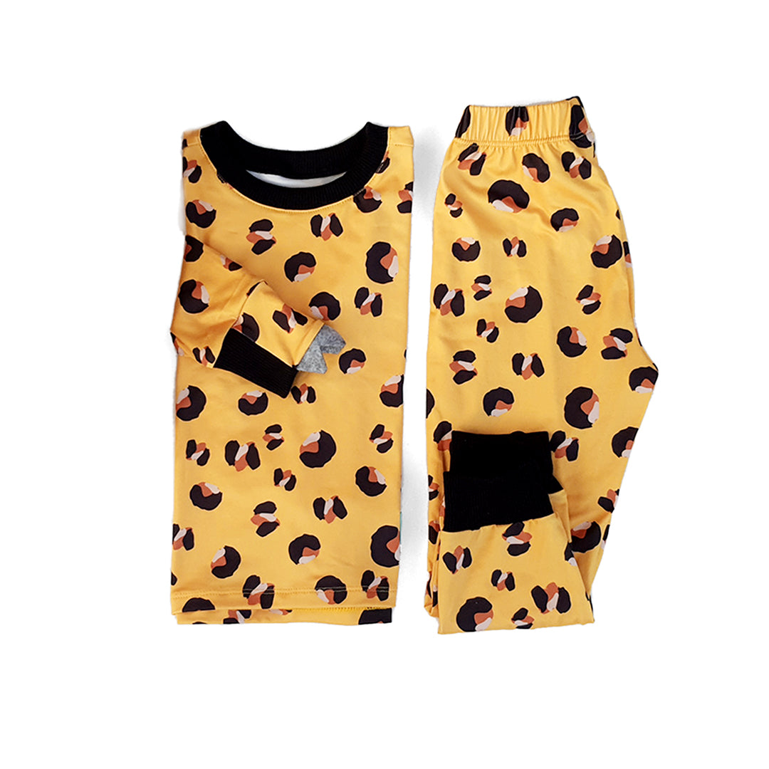 Cheetah pajamas online kids